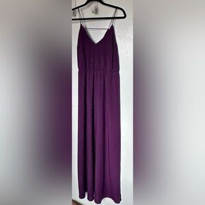 LOFT Purple Maxi Dress